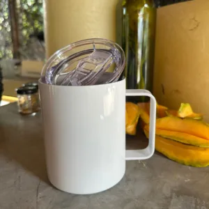 Mug en Acero con Tapa Transparente subllimacion medellin