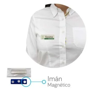 Gafete Acrilico con Iman 7024