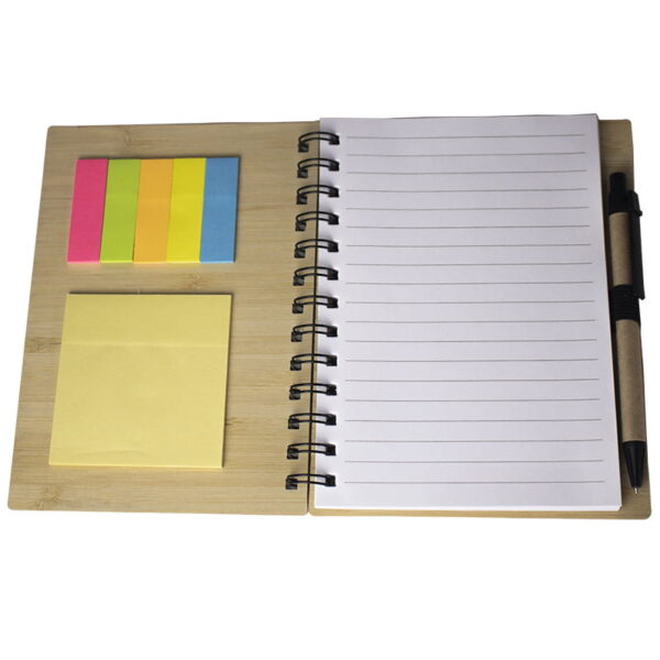 Libreta Bambu Banderitas Indiana BA20