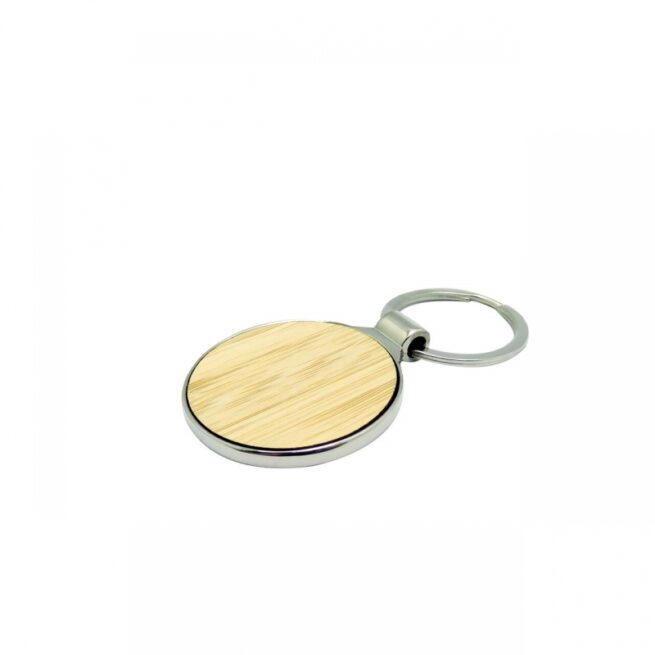 Llavero Metalico Bambu Redondo