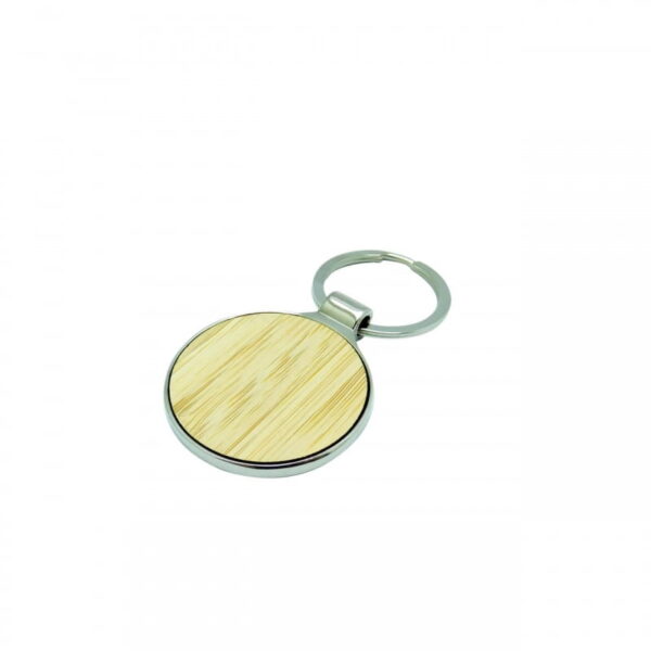 Llavero Metalico Bambu Redondo