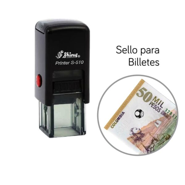 Sello para Billetes Shiny S 510 12 x 12 mm