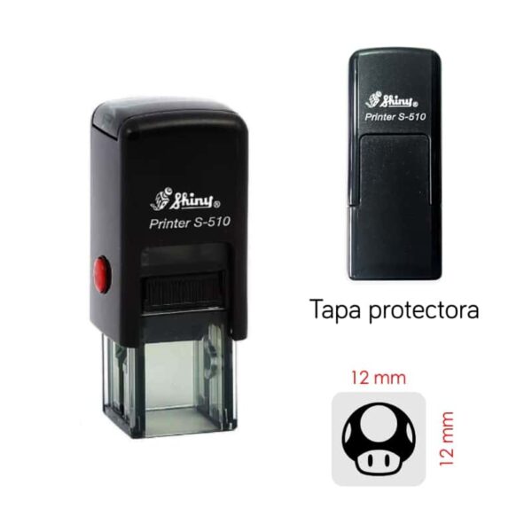 Sello para Billetes Shiny S 510 12 x 12 mm