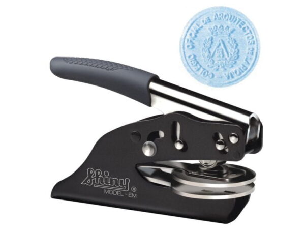 Sello Seco Manual Redondo Shiny EM-5 41 x 41mm