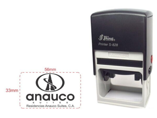 Sello Shiny S 828 33 x 56 mm