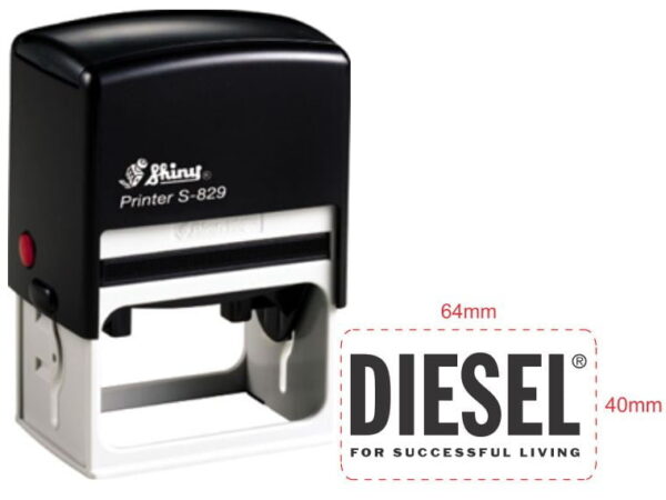 Sello Shiny S 829 64 x 40 mm