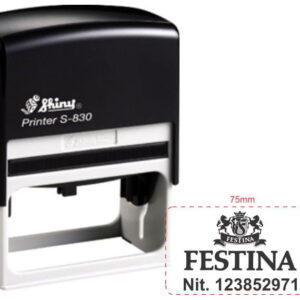 Sello Shiny S 830 75 x 38 mm