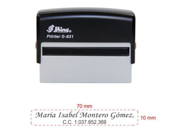 Sello Shiny S 831 70 x 10 mm