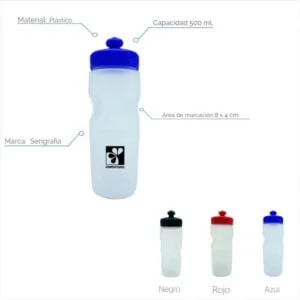 Termo Plastico Gym 500 ml