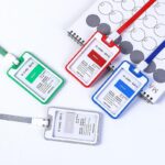 Porta Carnet Vertical Bicolor 54 X 85mm