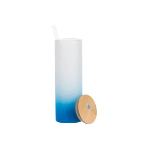 Vaso Opalizado Tapa Bambu Pitillo 800 Ml