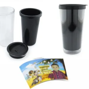Vaso etiqueta personalizado