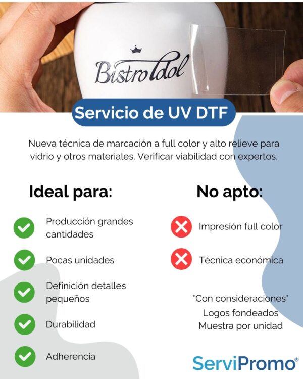 Servicio UV DTF