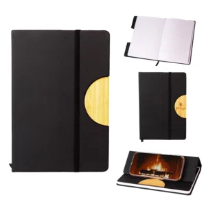 Libreta Porta Celular Ejecutiva Negra Ll-02