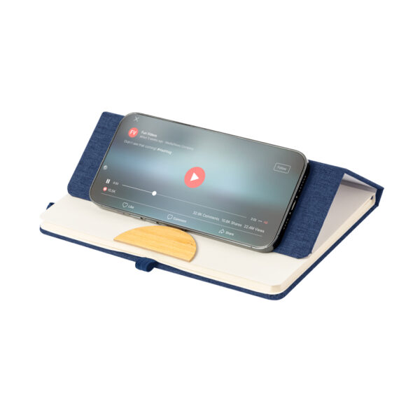 Libreta Porta Celular Ejecutiva Negra Ll-02