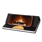 Libreta Porta Celular Ejecutiva Negra Ll-02