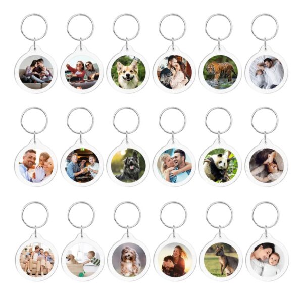 Llavero foto acrilico redondo LL-06