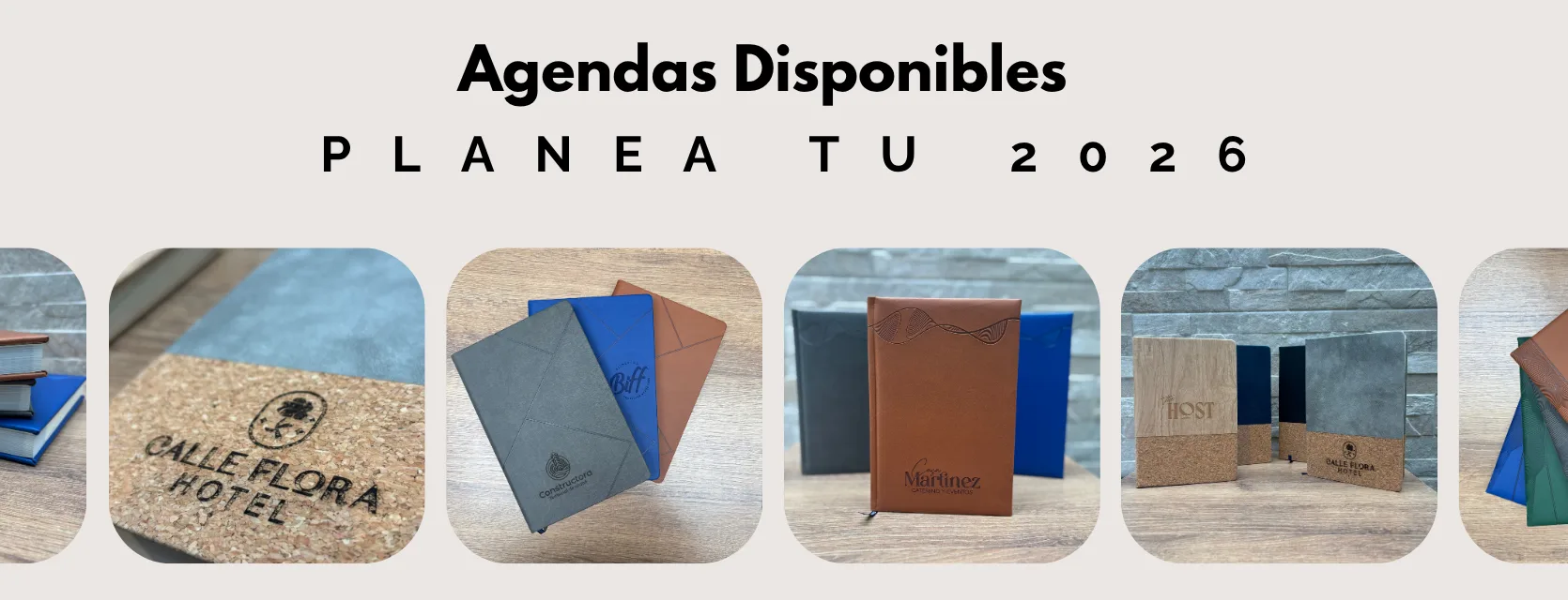 Slider Agendas 2026 Personalizadas Medellin