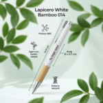 Lapicero White Bambu 014-BL