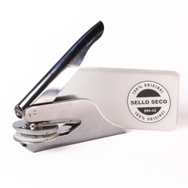 Sello Seco Manual EM-42 42 mm x 42 mm